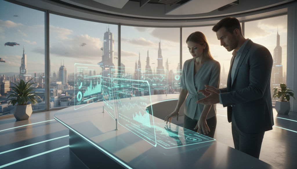A futuristic office environment showcasing on-demand settlement in payment gateways. In the foreground, two professionals—one male and one female—in smart casual attire, are engaged in discussion while analyzing a digital tablet displaying instant transaction data. The middle layer features a sleek workstation with multiple monitors showing live payment status metrics and glowing digital graphs. The background incorporates modern city skyline windows, suggesting a dynamic business atmosphere with soft natural light flooding the room. Use a wide-angle lens to capture the depth of the office space, highlighting the juxtaposition of technology and modern workspace. The mood is focused and innovative, emphasizing efficiency and the fast-paced nature of digital finance solutions. A futuristic office environment showcasing on-demand settlement in payment gateways. In the foreground, two professionals—one male and one female—in smart casual attire, are engaged in discussion while analyzing a digital tablet displaying instant transaction data. The middle layer features a sleek workstation with multiple monitors showing live payment status metrics and glowing digital graphs. The background incorporates modern city skyline windows, suggesting a dynamic business atmosphere with soft natural light flooding the room. Use a wide-angle lens to capture the depth of the office space, highlighting the juxtaposition of technology and modern workspace. The mood is focused and innovative, emphasizing efficiency and the fast-paced nature of digital finance solutions.